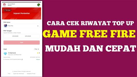 fire max cek riwayat Apple gold voucher game Layanan nonstop diskon gede image 2