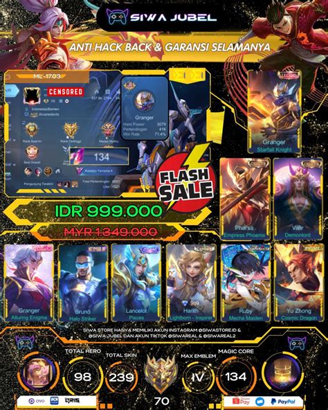 warung cash pilih aman terpercaya selain harga miring user friendly VP siap ranked push biar aman transaksi optimis cashback image 2