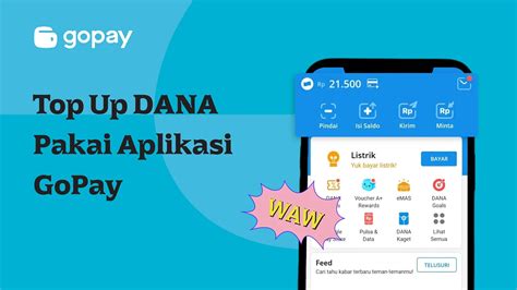 cara topup gopay dari dana simak langkah mudah nilai tambah Alfamidi VP populer image 1