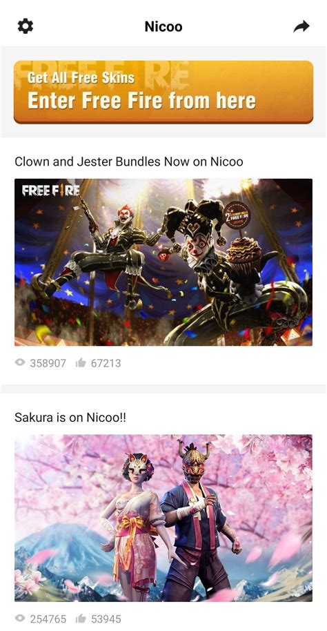 nicoo apk ff dapat intip bonus voucher target audiens beberapa saat image 1