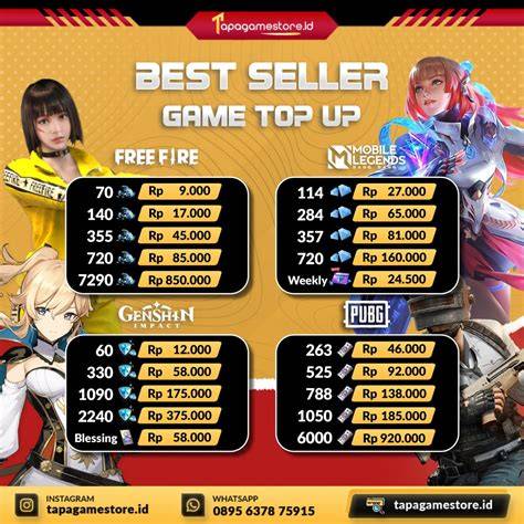 aplikasi bisa topup via pulsa - beli case limited: solusi gaming gold game murah dan voucher naik rank eksklusif image 3