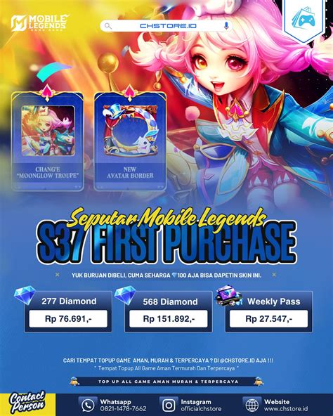 icon topup pilih promo selain diamond cuma-cuma aman terpercaya VP siap ranked push dengan mudah senang hemat image 4