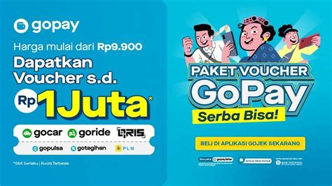promo topup gopay 41 ringan dimainkan di samping voucher lain kerjasama voucher casing image 1